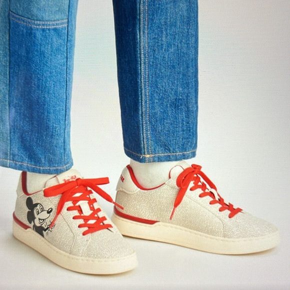 ❤️ COACH DISNEY MICKEY MOUSE X KEITH HARING SNEAKERS ❤️ - Picture 12 of 15